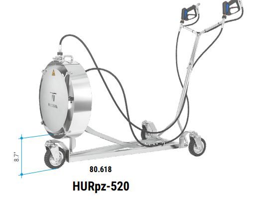 HURRICANE PRO HURpz-520 Unterbodenwäscher/Flächenreiniger